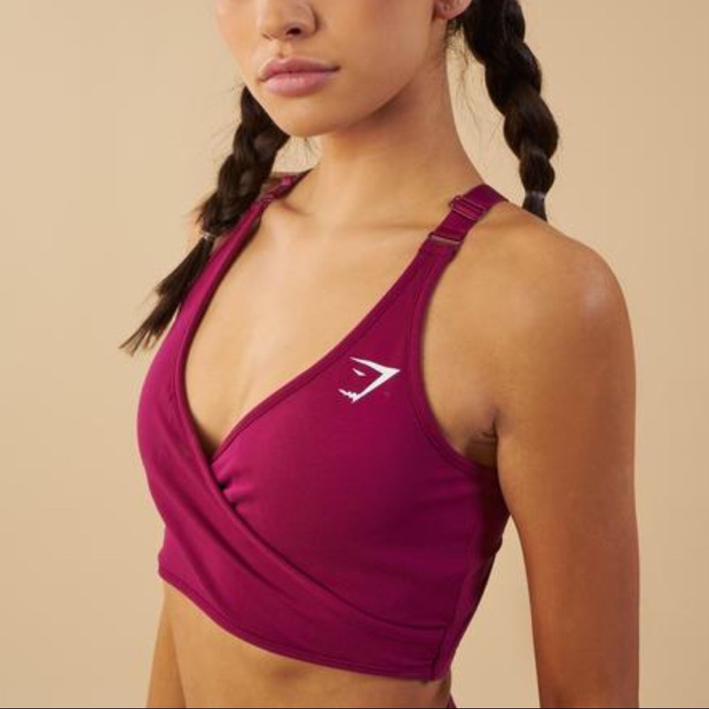 Gymshark Elite Sports Bra- Plum